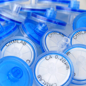 PES Syringe filter. 0,2µm 25mm STERILE. 50 u/box